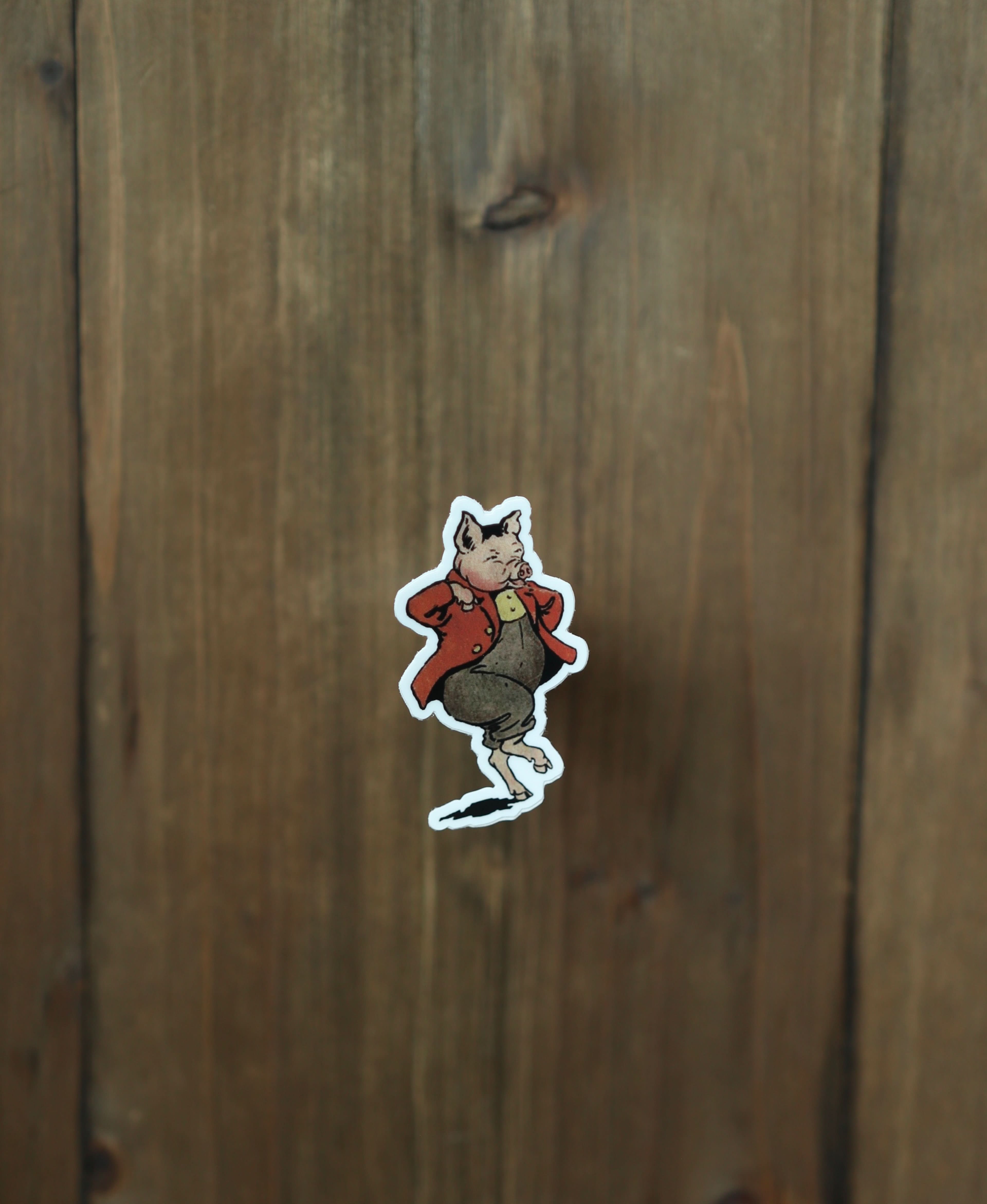 Image of Sticker - The Brick Pig - Novelbookstore.co