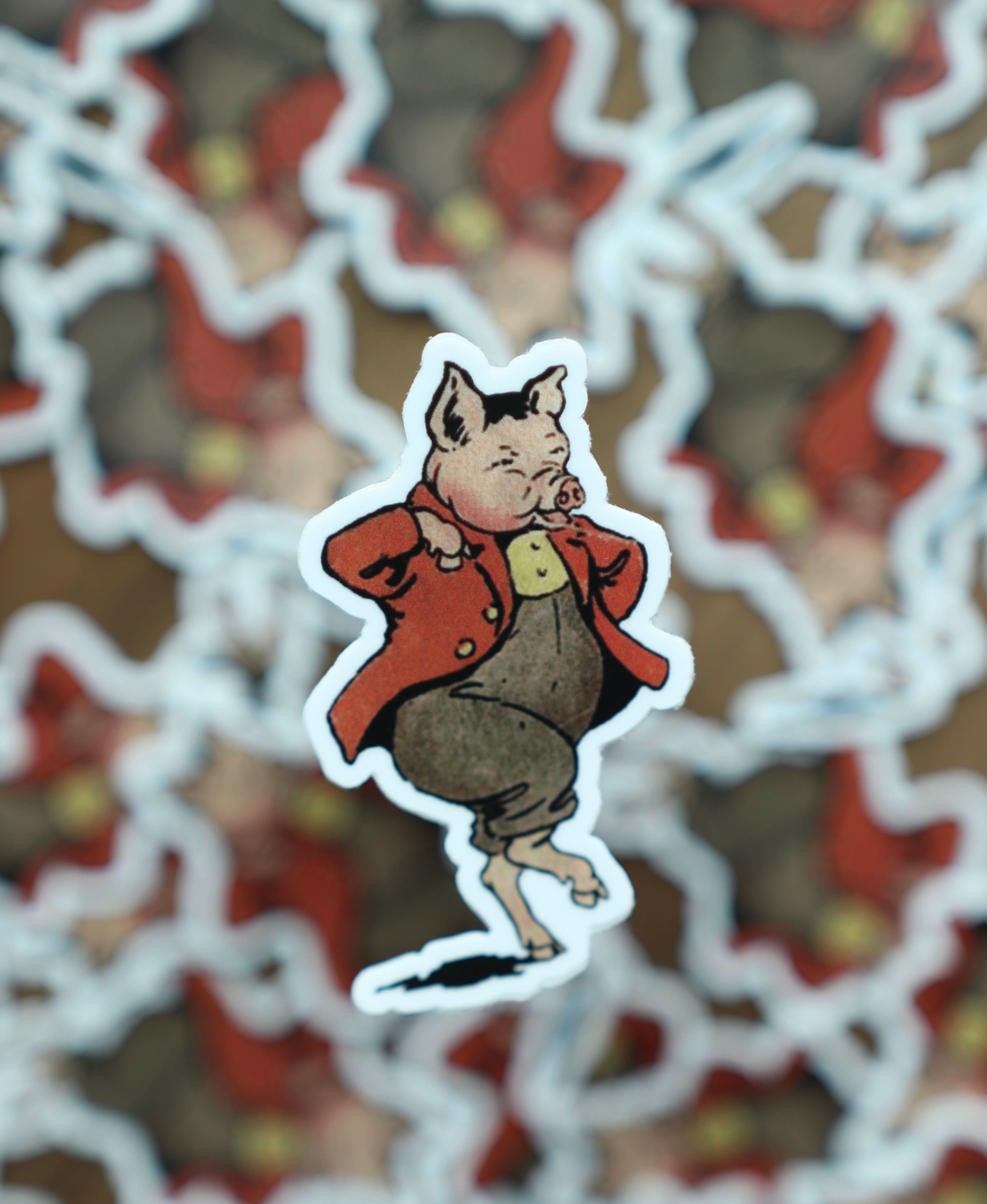 Image of Sticker - The Brick Pig - Novelbookstore.co