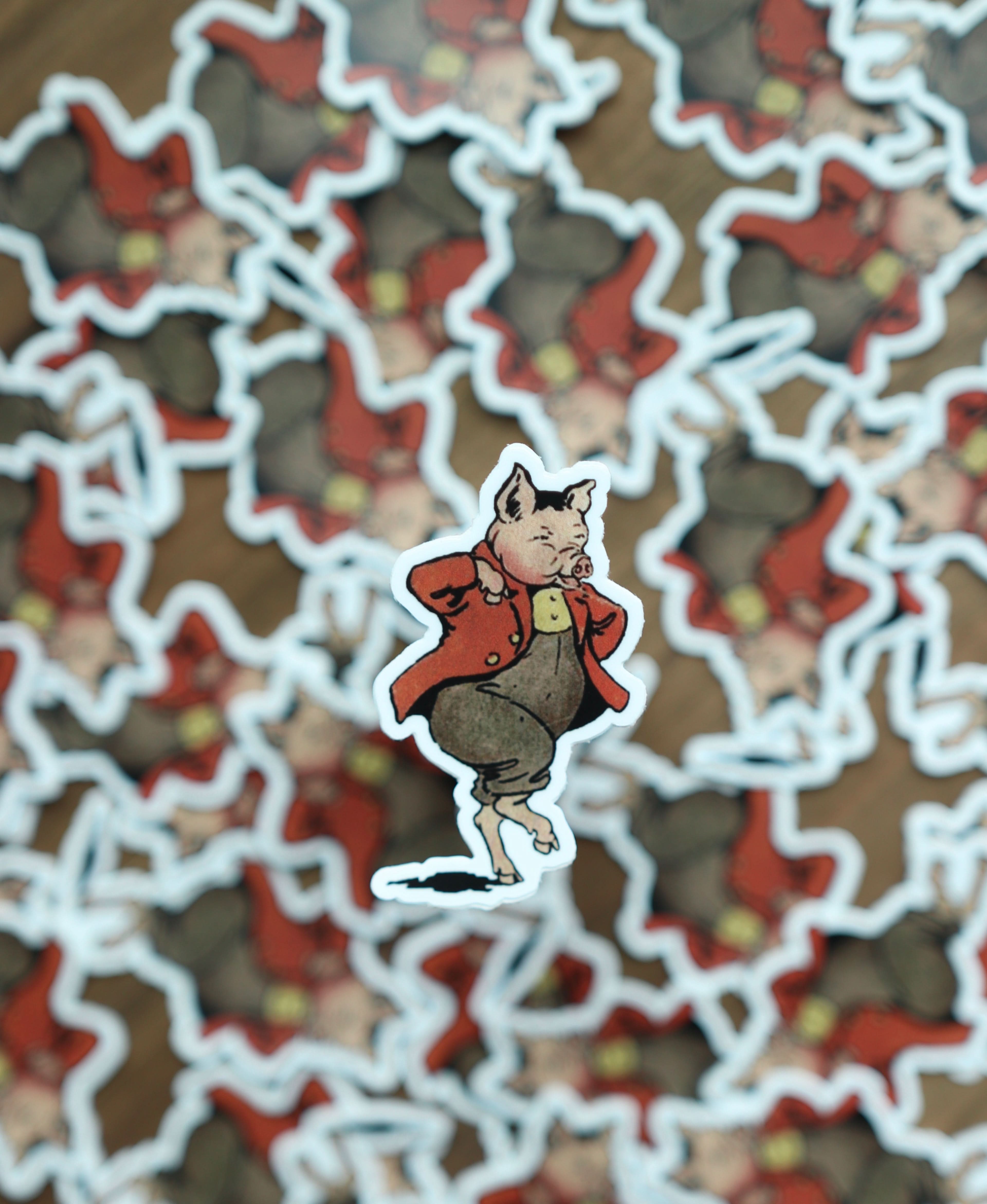 Image of Sticker - The Brick Pig - Novelbookstore.co