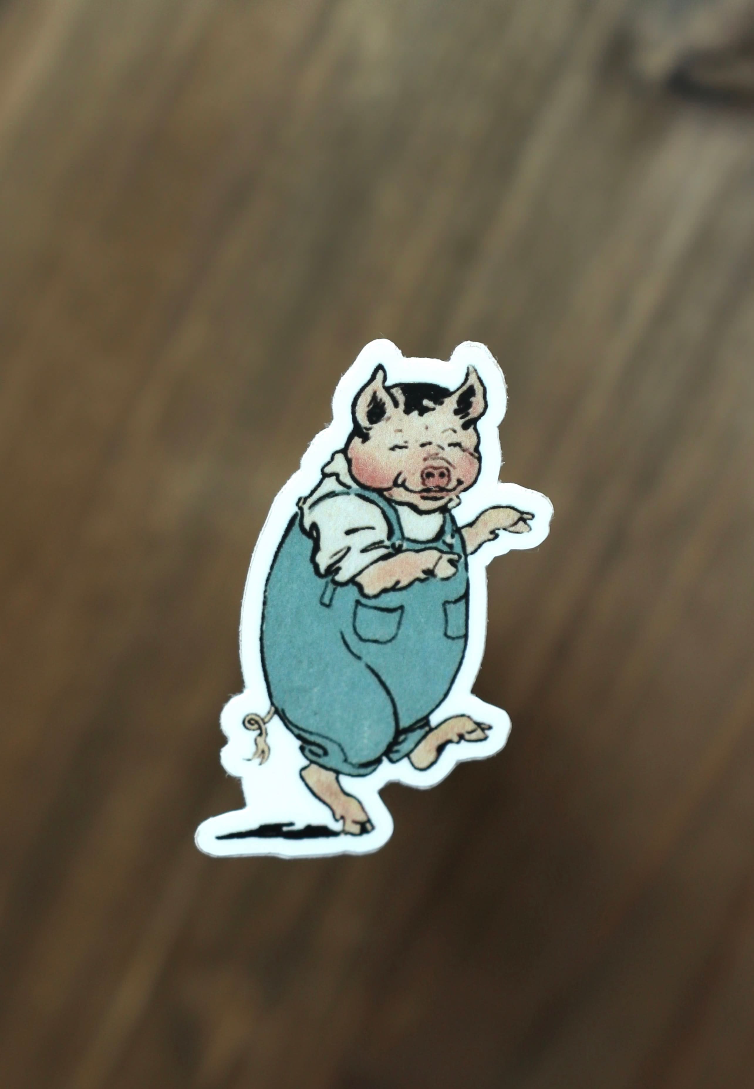 Image of Sticker - Sticks Pig - Novelbookstore.co