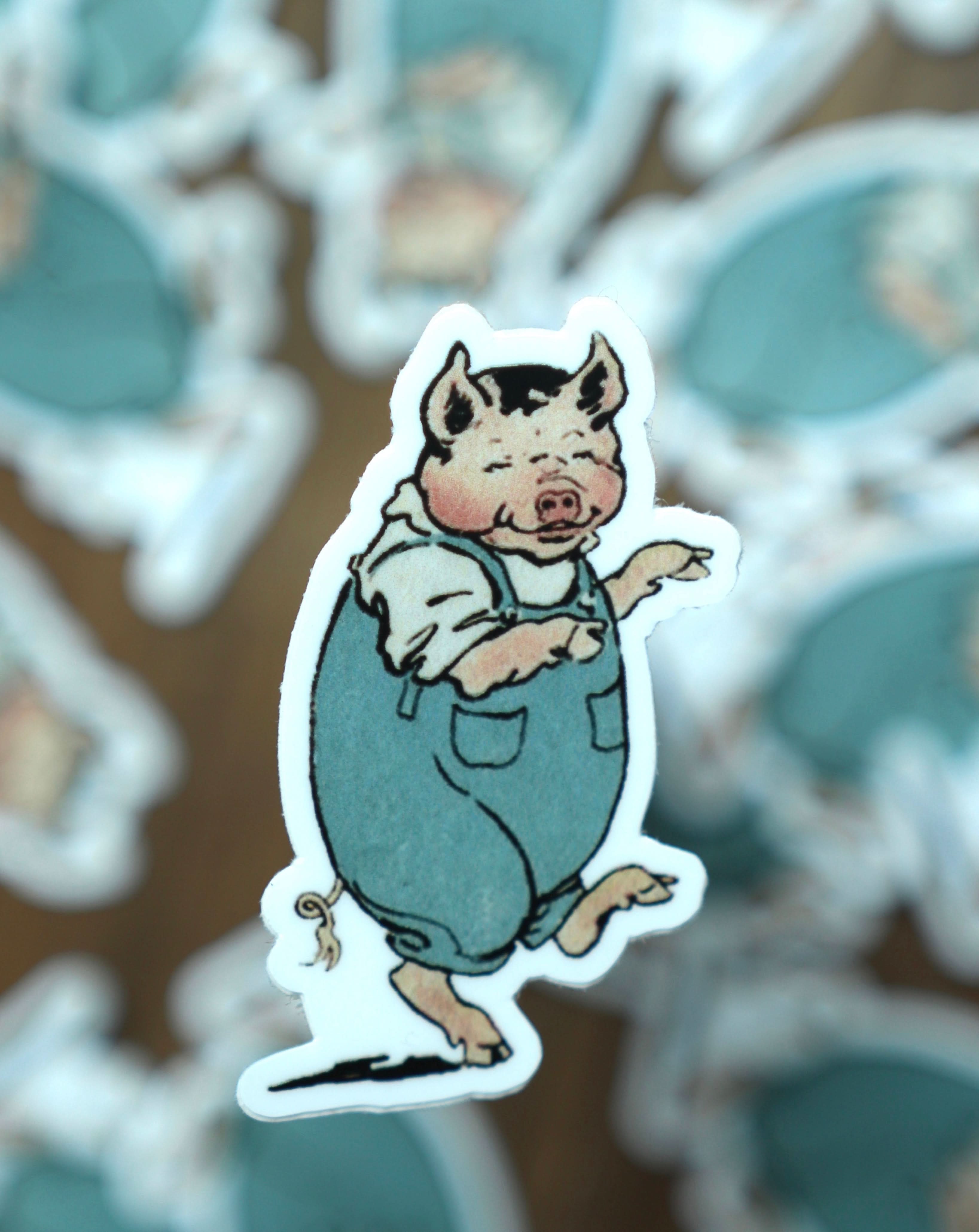 Image of Sticker - Sticks Pig - Novelbookstore.co