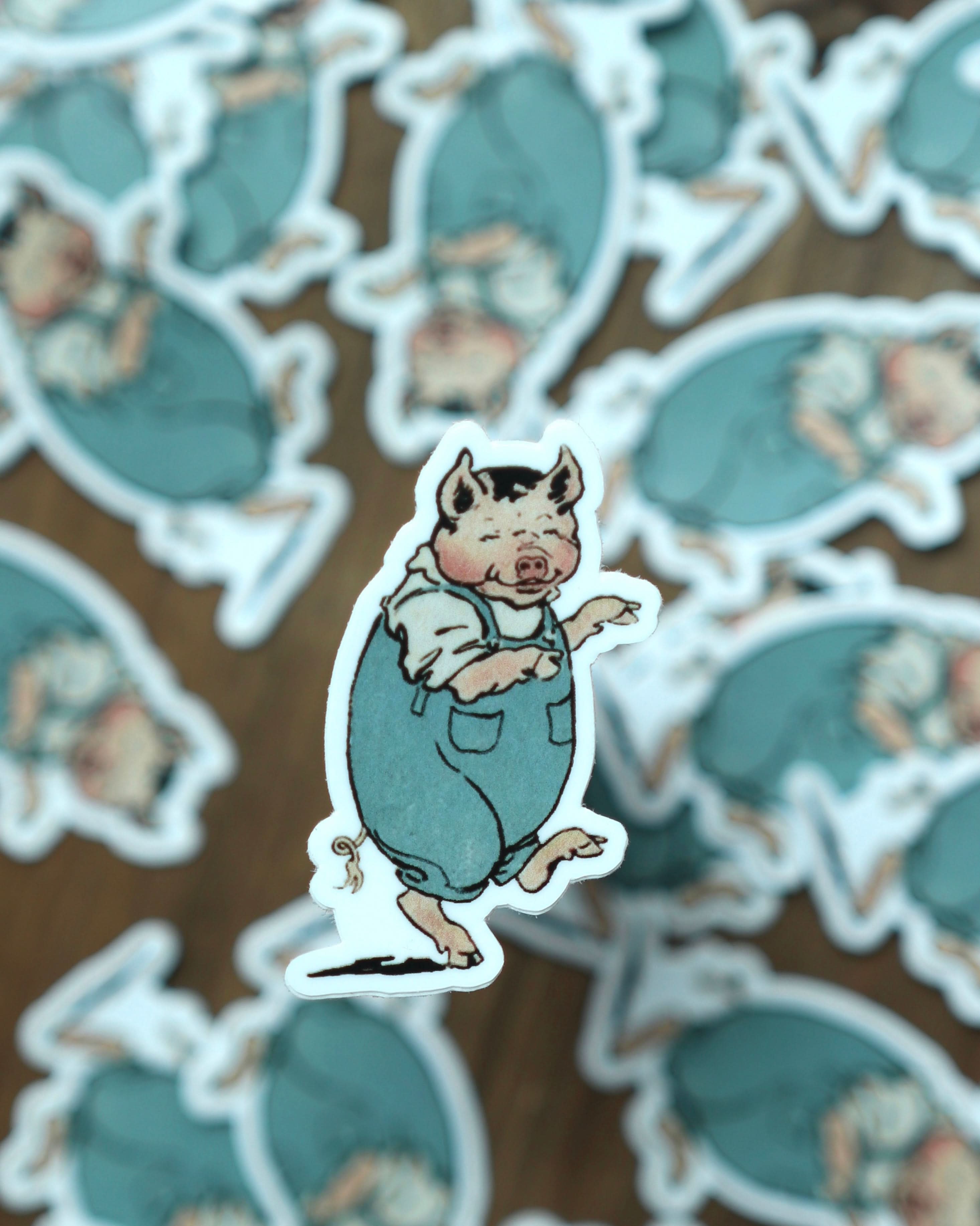 Image of Sticker - Sticks Pig - Novelbookstore.co