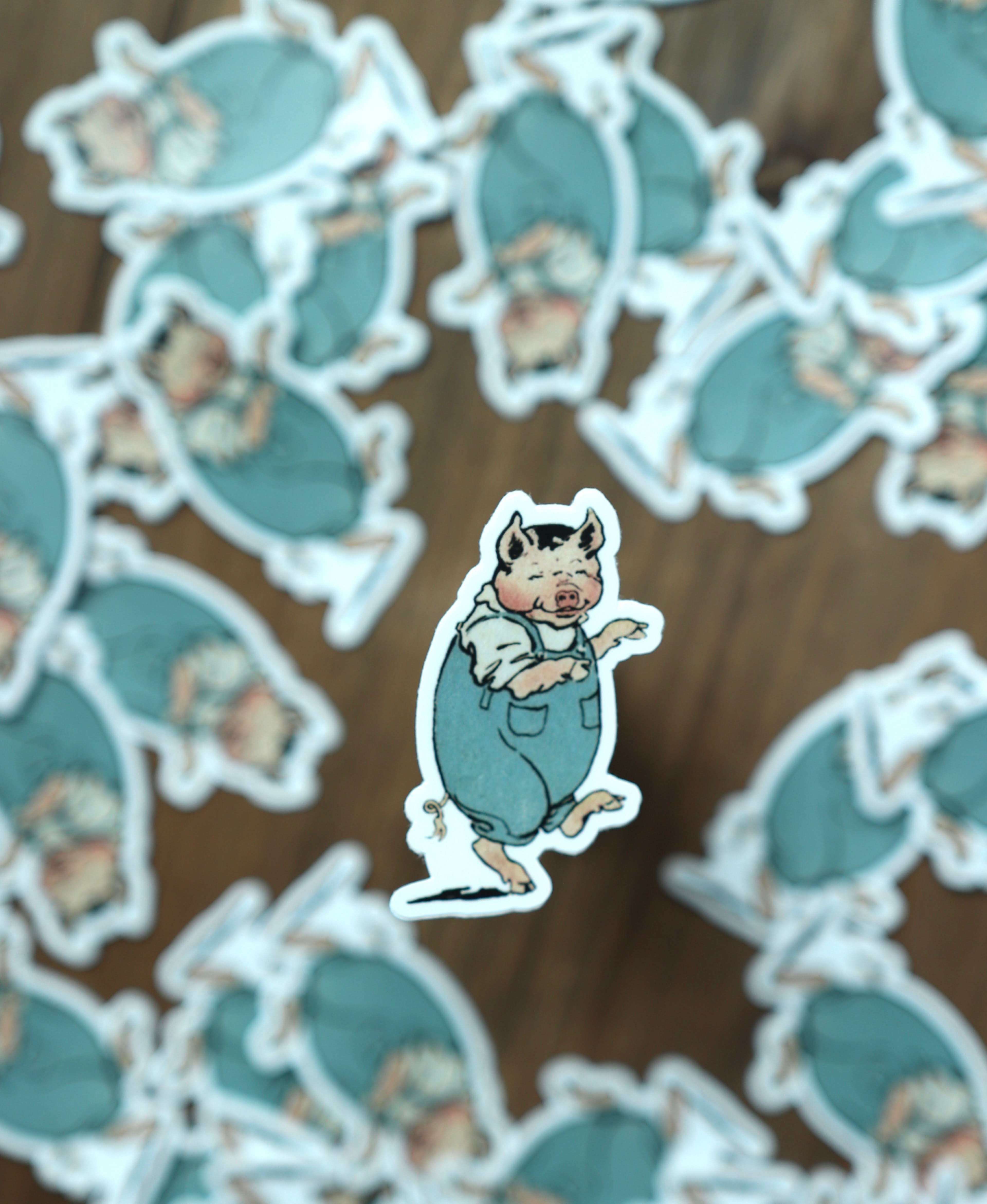Image of Sticker - Sticks Pig - Novelbookstore.co