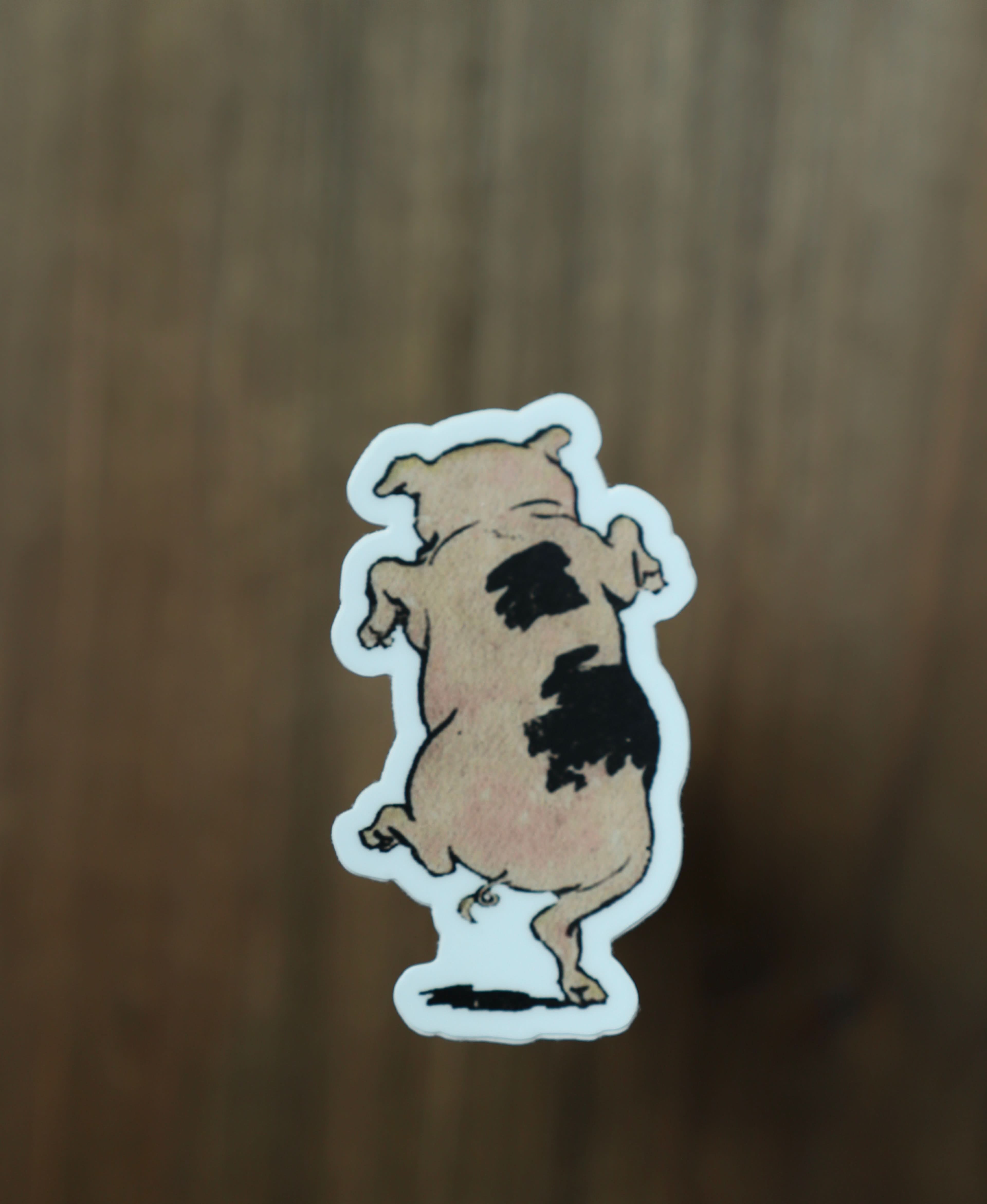Image of Sticker -  The Straw Pig - Novelbookstore.co