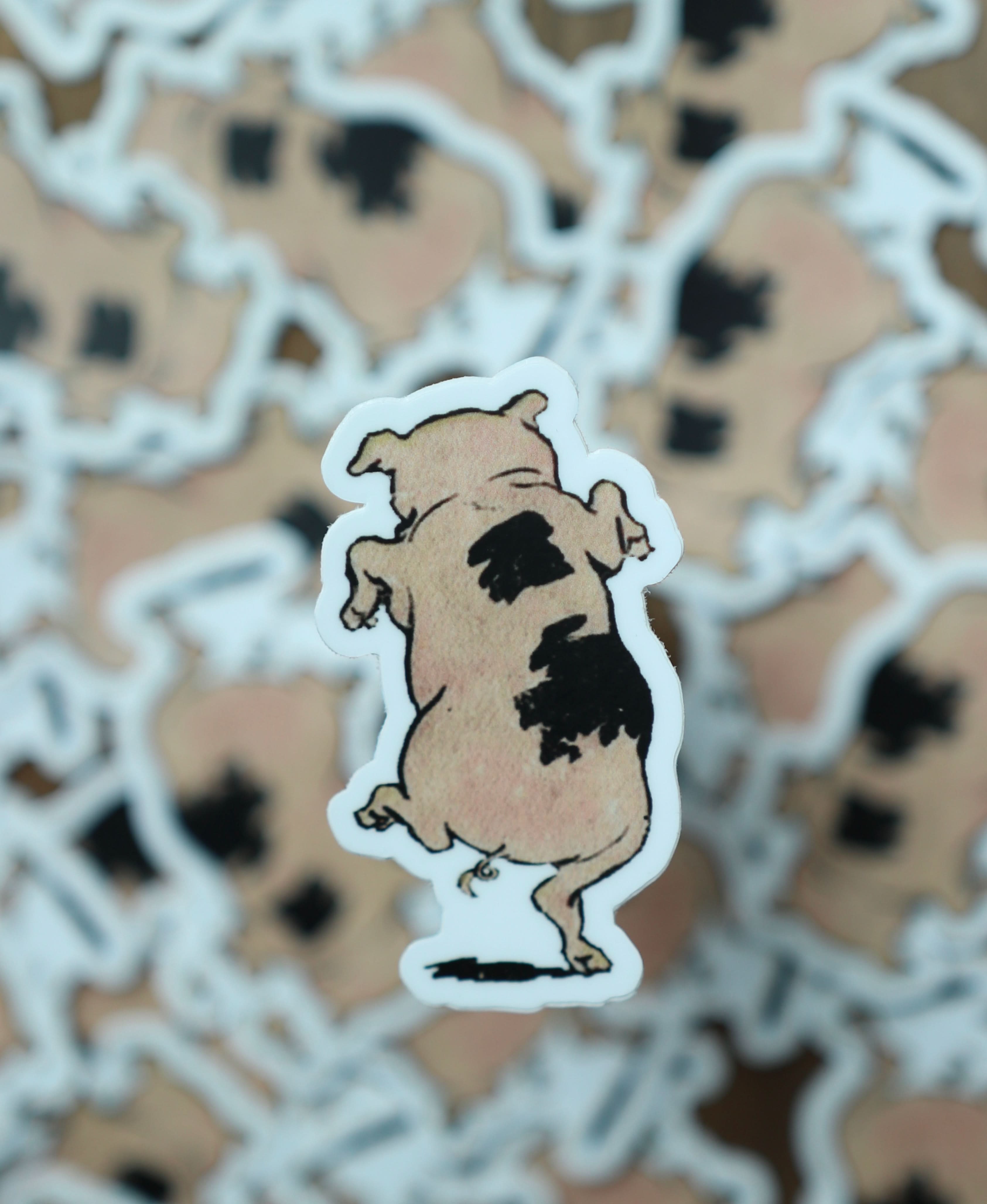 Image of Sticker -  The Straw Pig - Novelbookstore.co