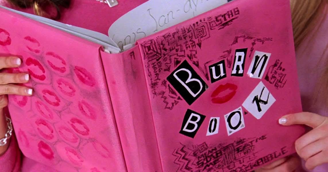 Burn Book, Mean Girls 2004 Book Wallet - Novelbookstore.co